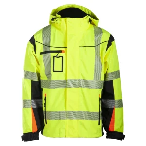 Skalljakke BS Halten Extreme HiVis kl.3 gul/svart