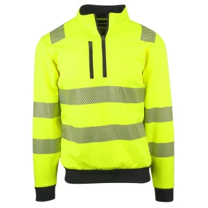 You Genser zip Dalby HiVis kl.3 gul